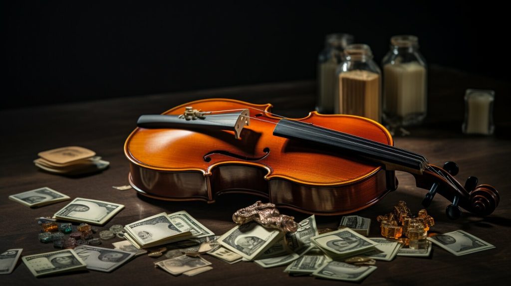 coût accessoires violon